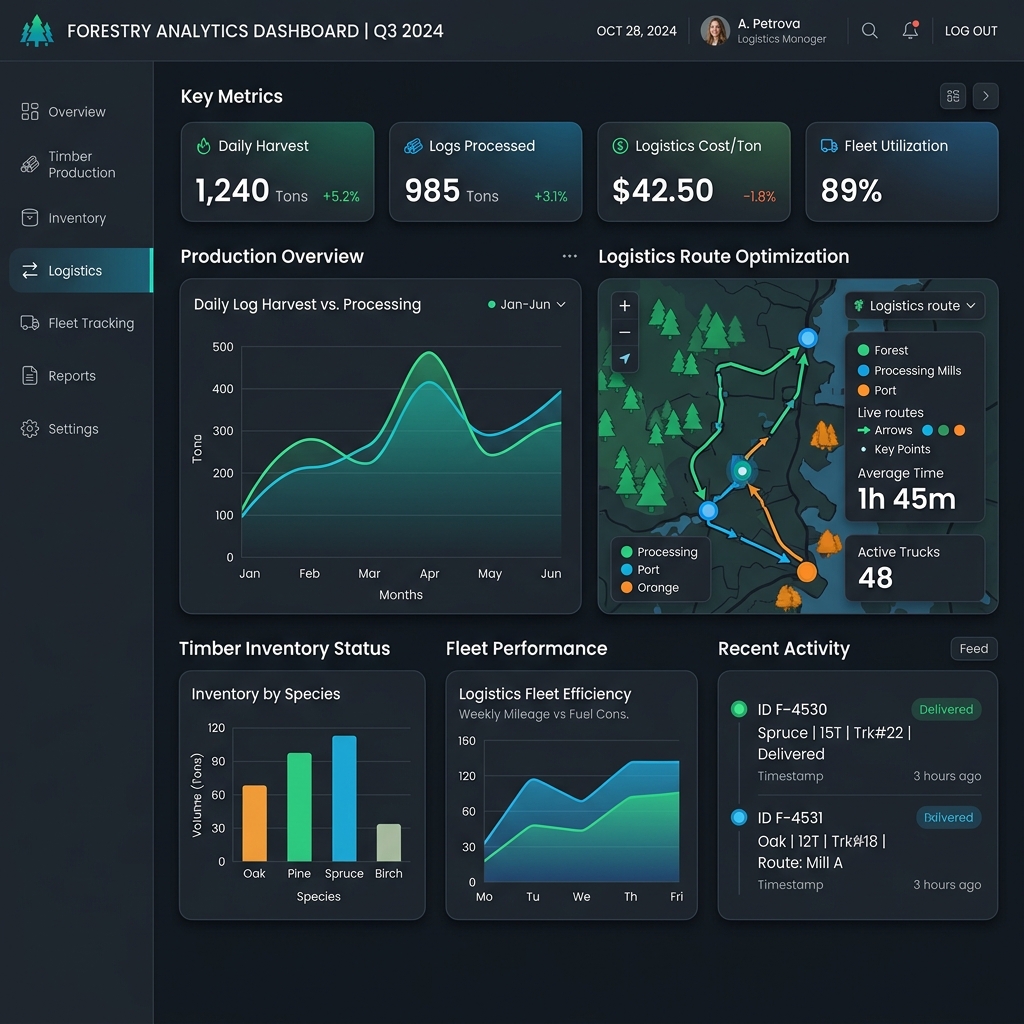 Centra Dashboard Mockup